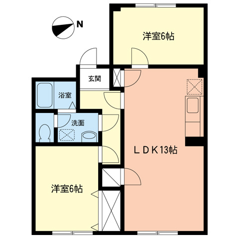 牧野マンションの間取り