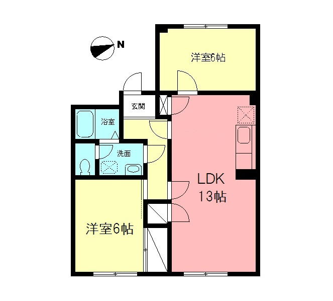 牧野マンションの間取り