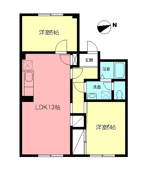 牧野マンションの間取り