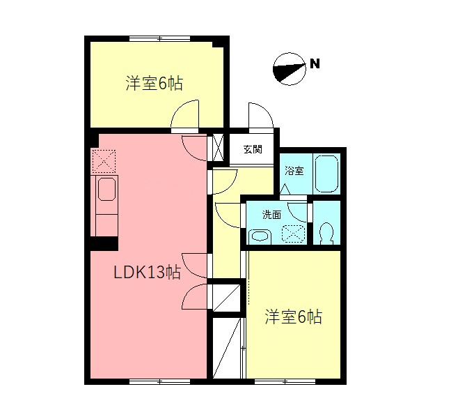 牧野マンションの間取り