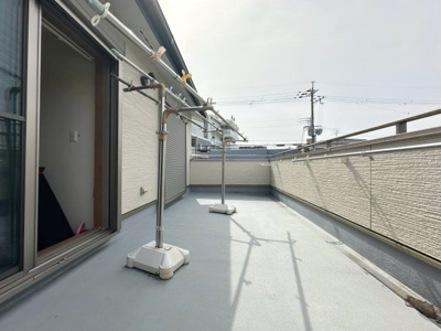 【バルコニー】 | 高槻市富田町6丁目貸家