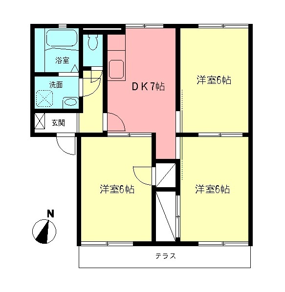 サニーヒルの間取り