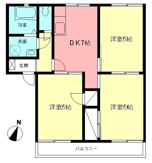 サニーヒルの間取り