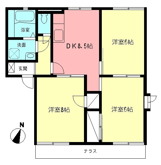 サニーヒルの間取り