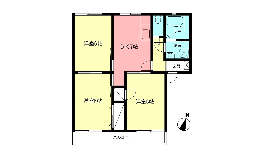 サニーヒルの間取り