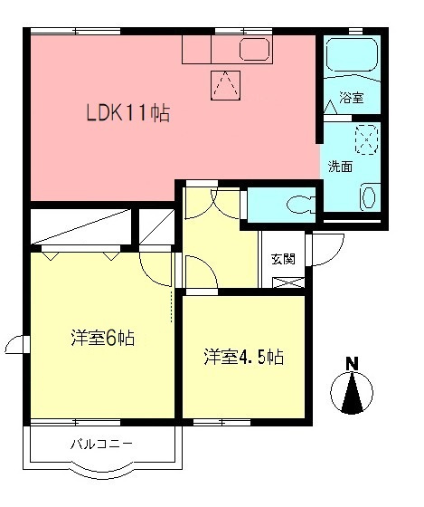 ドミールサガミの間取り