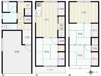 【間取り】 | 東大阪市中石切5丁目　中古戸建