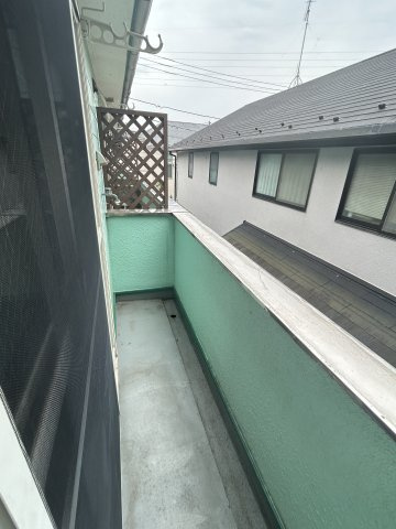 ヴィラージュＦのバルコニー