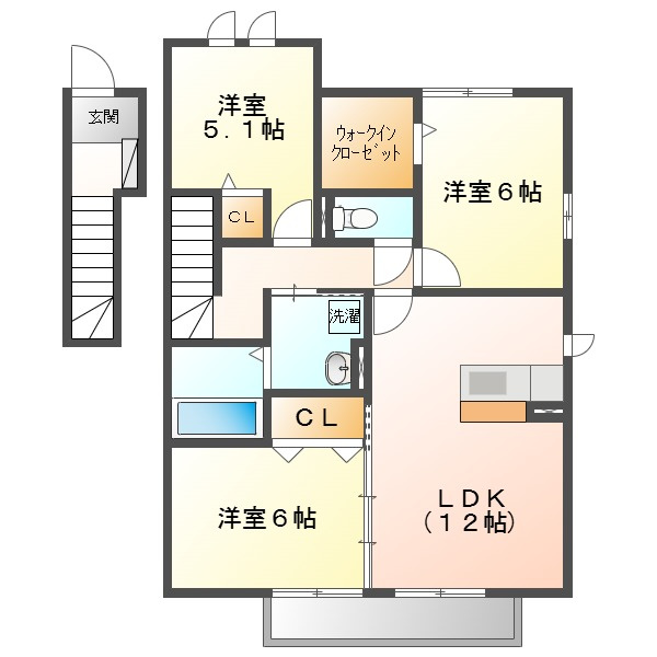 サンシャインの間取り