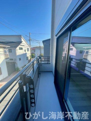 茅ヶ崎市浜竹4丁目　新築戸建　全３棟のバルコニー|バルコニー
