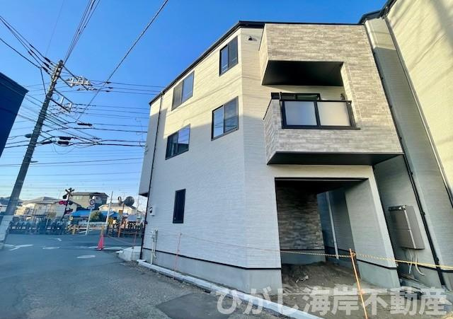 茅ヶ崎市浜竹　新築戸建　全３棟の外観|現地外観