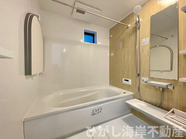 茅ヶ崎市浜竹　新築戸建　全３棟の浴室|1坪タイプ　ユニットバス