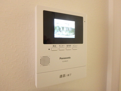 来客時に便利TVモニター付インターホン