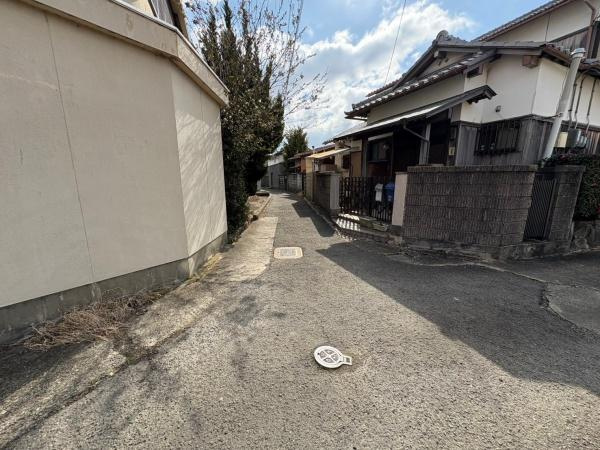 和歌山市宇田森　土地の前面道路含む現地写真