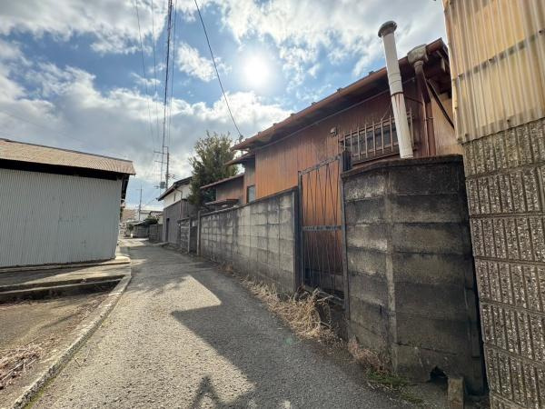 和歌山市宇田森　土地の前面道路含む現地写真