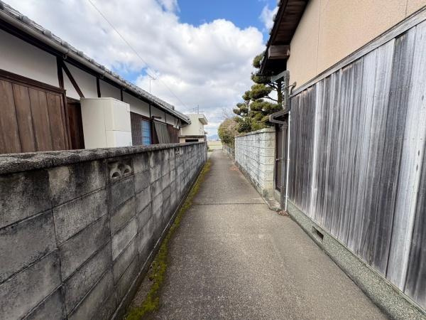 和歌山市宇田森　土地の前面道路含む現地写真