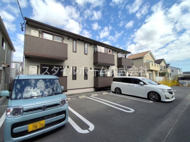 リシュドールＢの駐車場