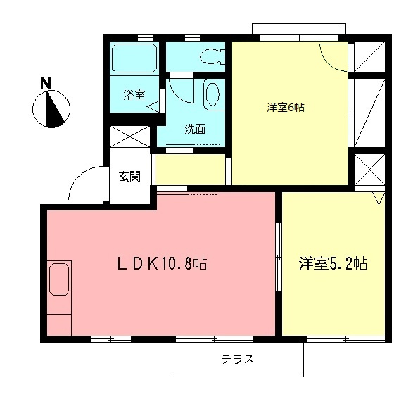 湘南高麗ハイツⅢの間取り