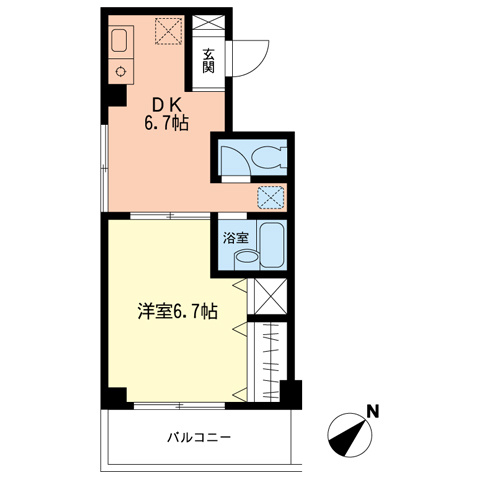 ジュネス西湘の間取り