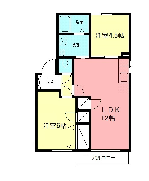 グリーンハイムの間取り