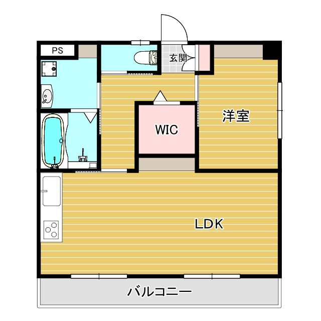 高砂市神爪３丁目の賃貸マンションの間取り