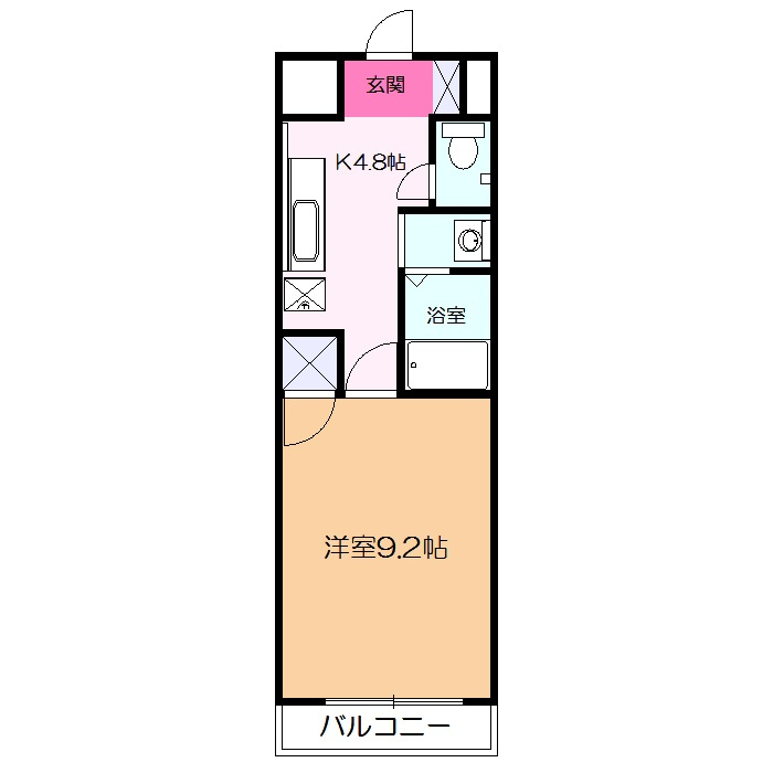 グラシューズの間取り