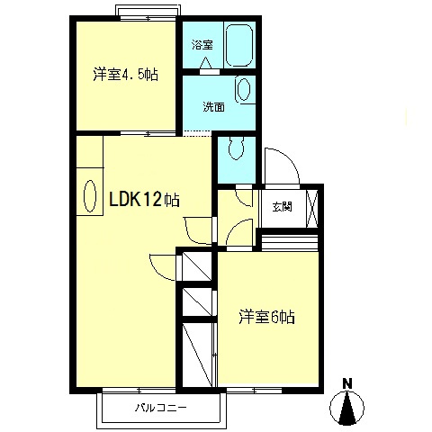 カーサ柏台Ｂの間取り