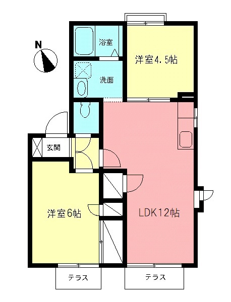 カーサ柏台Aの間取り