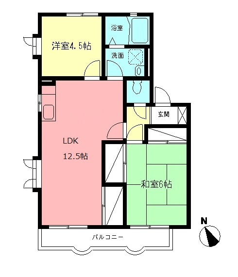 カサグランデ湘南１の間取り
