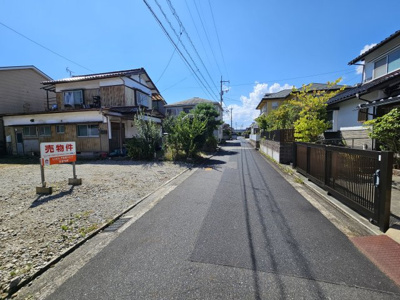 【前面道路含む現地写真】 | 鳥取市津ノ井土地