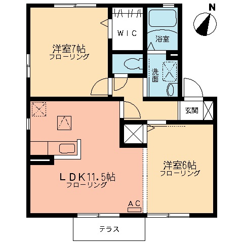コンチェルトⅡの間取り