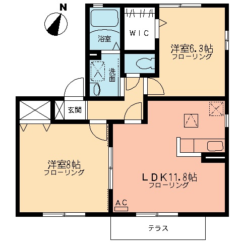 コンチェルトⅡの間取り