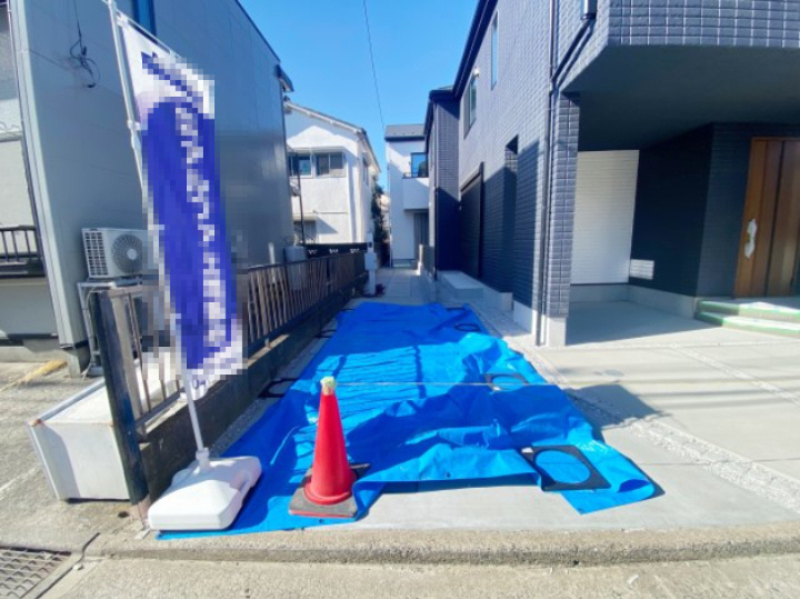 祝　成約済み　八王子市　明神町　新築戸建ての外観|京王線「京王八王子駅」まで徒歩14分の好立地！～仲介手数料無料☆八王子ひなた不動産～　八王子市明神町　新築戸建