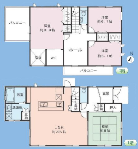 あきる野市舘谷の中古一戸建