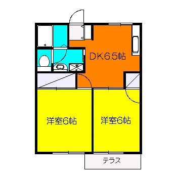 ジュネスハイムEの間取り