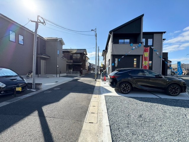 ーAdoble＋アドブル＋ー小倉南区八幡町4期　【小倉南区　新築戸建て】の前面道路含む現地写真|交通量も少なく安心です　【小倉南区　新築戸建て】