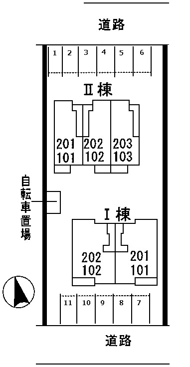 アダージュⅡの区画図
