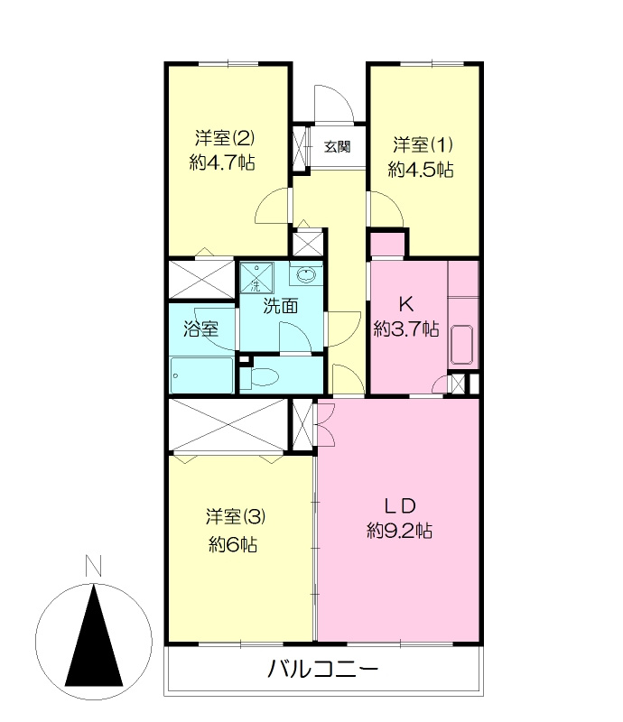 フォレストヒル緑園の間取り