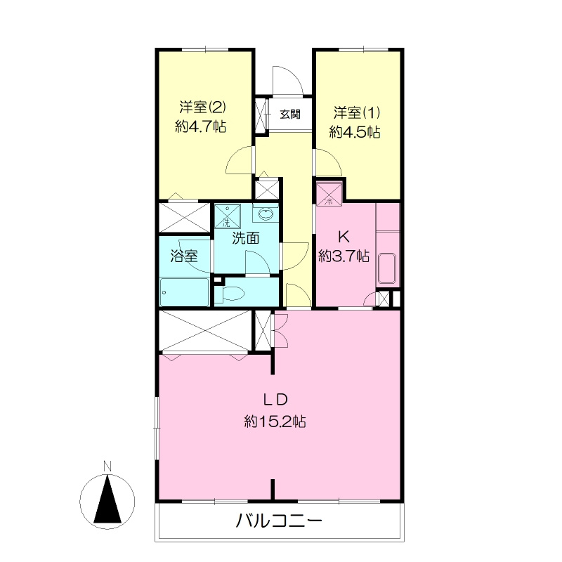 フォレストヒル緑園の間取り