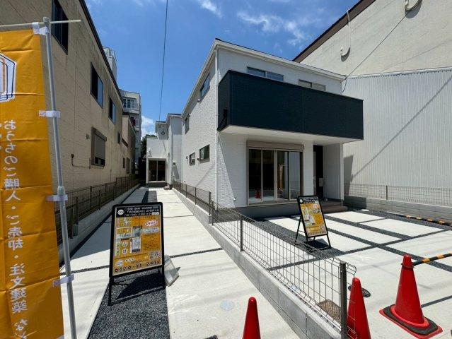 滋賀県大津市中央一丁目のおうち　１号地の前面道路含む現地写真|ZEH水準省エネ住宅です！