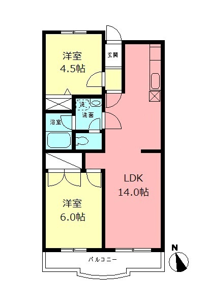 Ｔ・Ｊ・Ｐ日吉の間取り