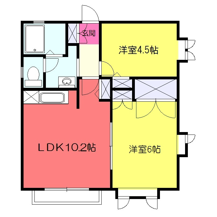 ハウス 望の間取り