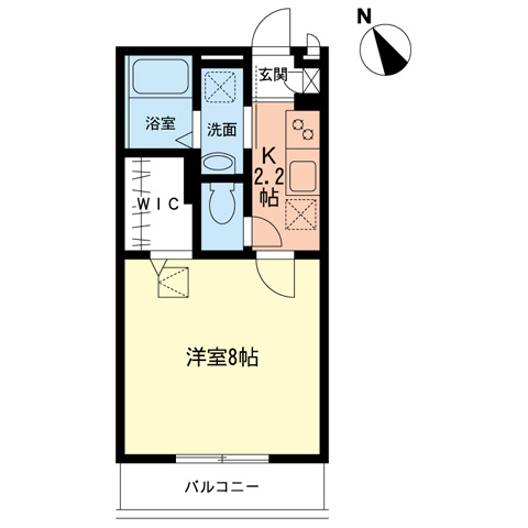 サンライズ岩本の間取り
