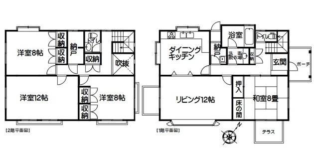【間取り】 | 伊豆急伊豆高原　戸建