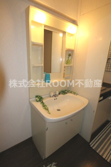 T´ｓマンションの独立洗面台|独立洗面化粧台が付いています