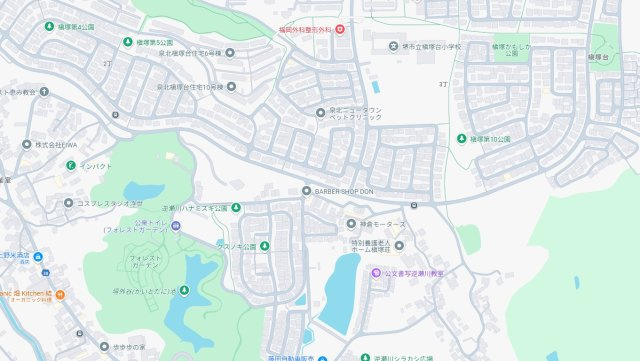 堺市南区槇塚台　新築一戸建ての地図