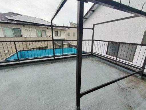 六名新町６－６店舗事務所のバルコニー
