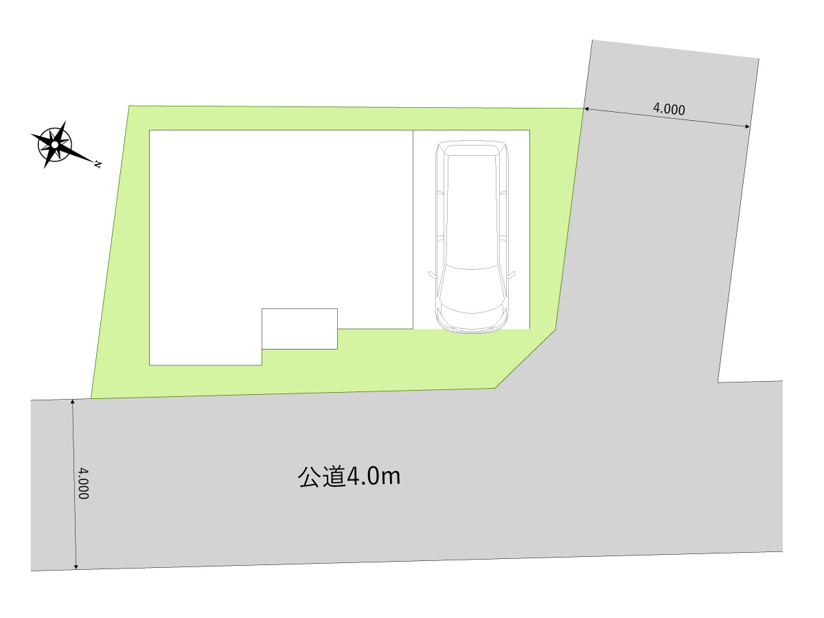 ふじみ野市東久保１丁目の中古一戸建の区画図|開放感のある角地に立地！
閑静な住宅街で住環境良好です。