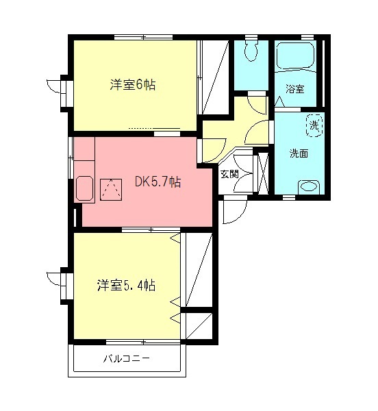 セントレージュ篠原の間取り