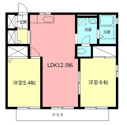 エーリハイムの間取り